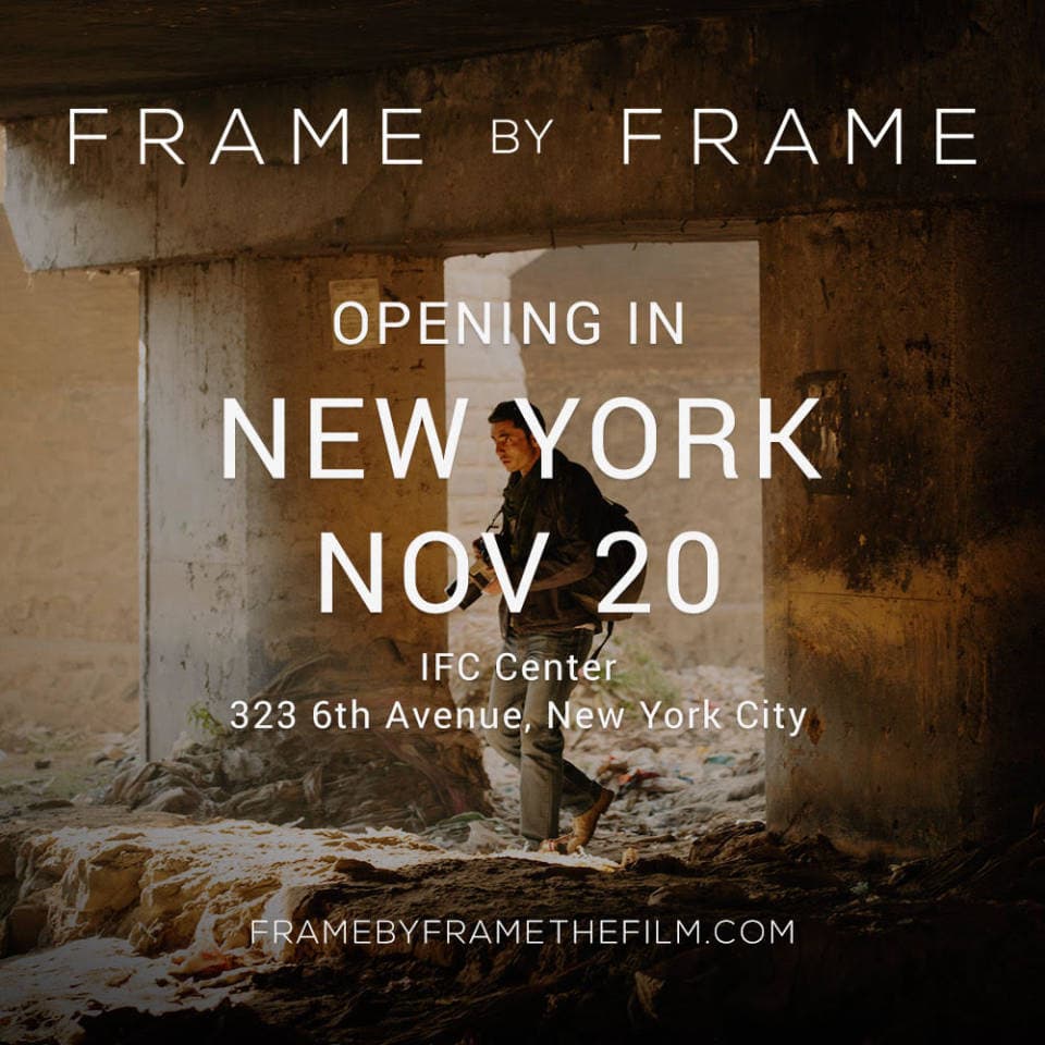 frame by frame NYC opening